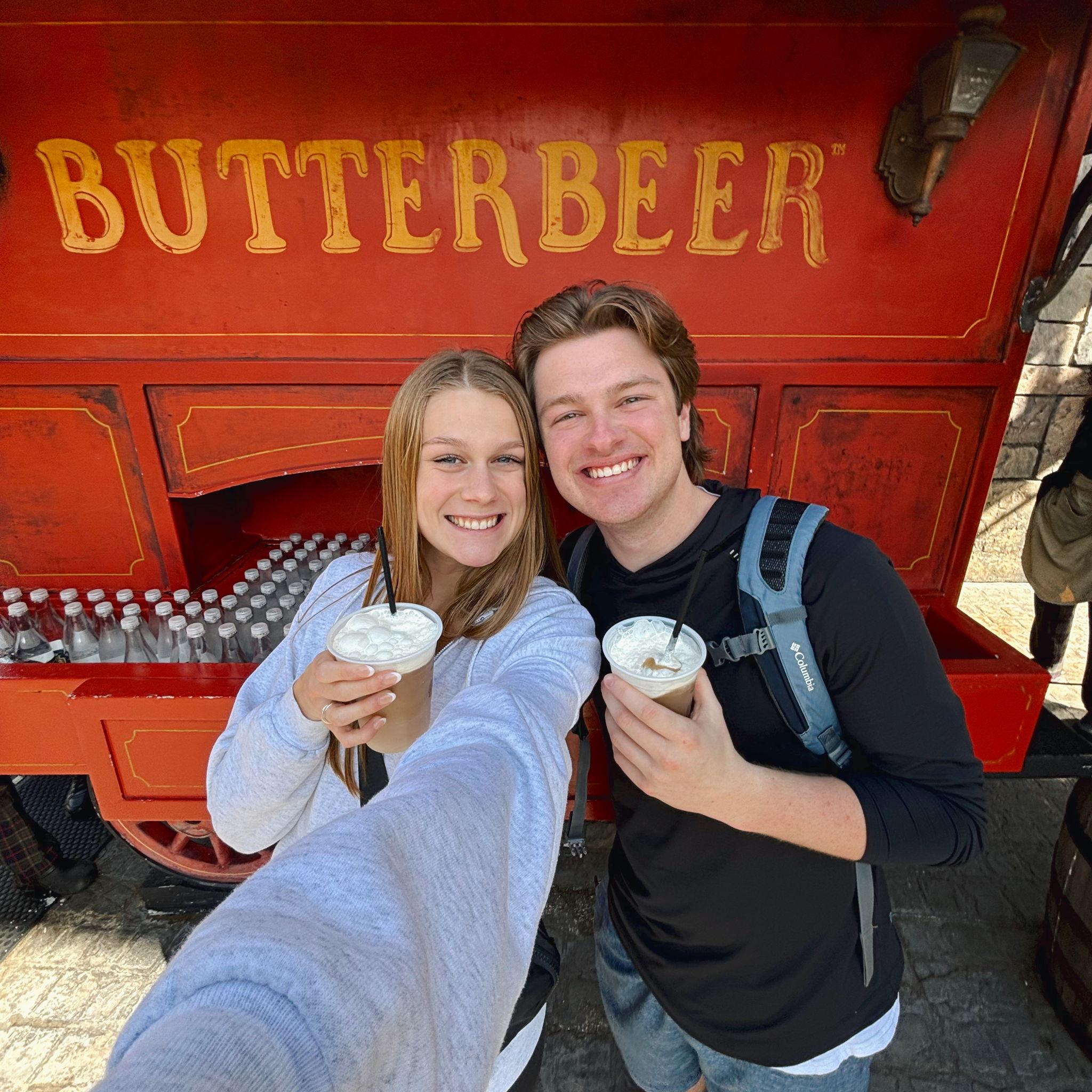 Universal Studios in Florida, winter of sophomore year!