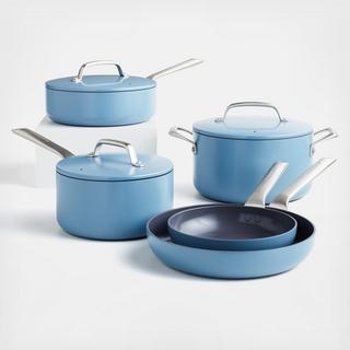 EvenCook Ceramic™ 8-Piece Nonstick Cookware Set with Bonus