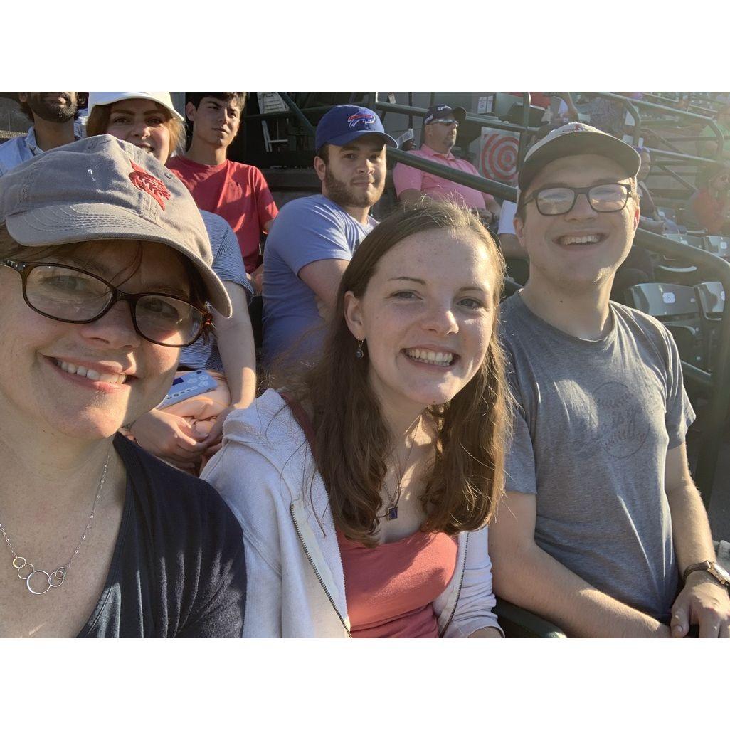 Our first time visiting the Rochester Redwings