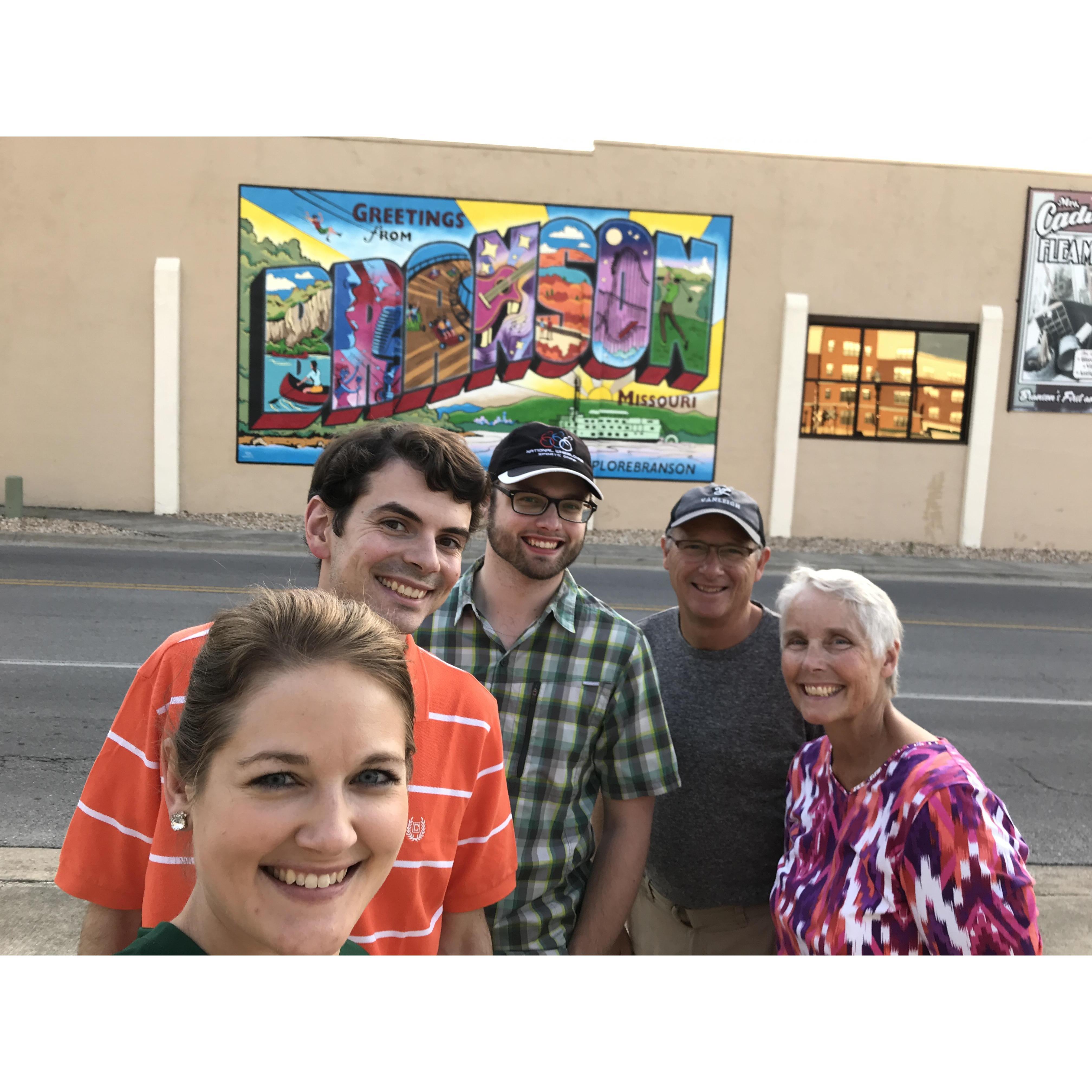 May 2018 - Branson, Missouri - Taking in the sights of Branson with our favorite RV'ers
