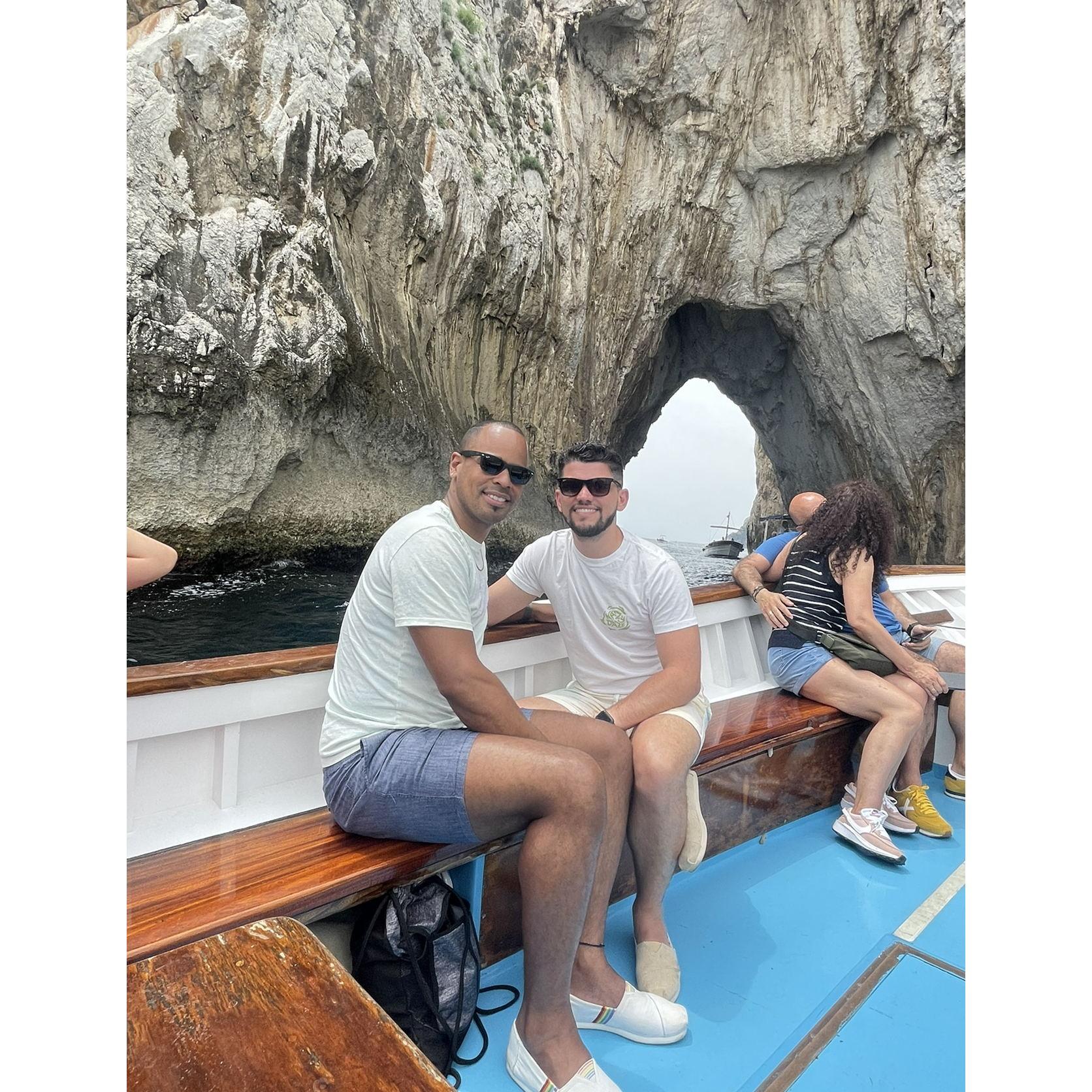 The Rock of love in Capri, Italy