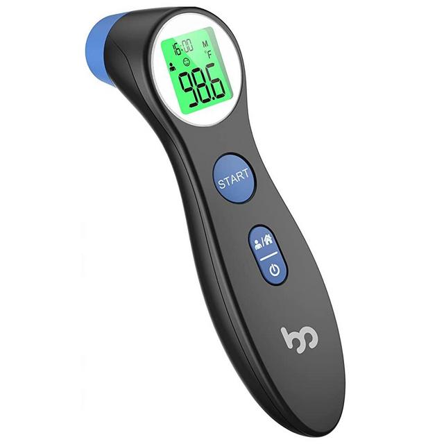 Forehead Thermometer for Adults and Kids, No-Touch Digital Infrared Thermometer with Instant Read, Fever Alarm, Easy for Infants, Home, Indoor, Outdoor