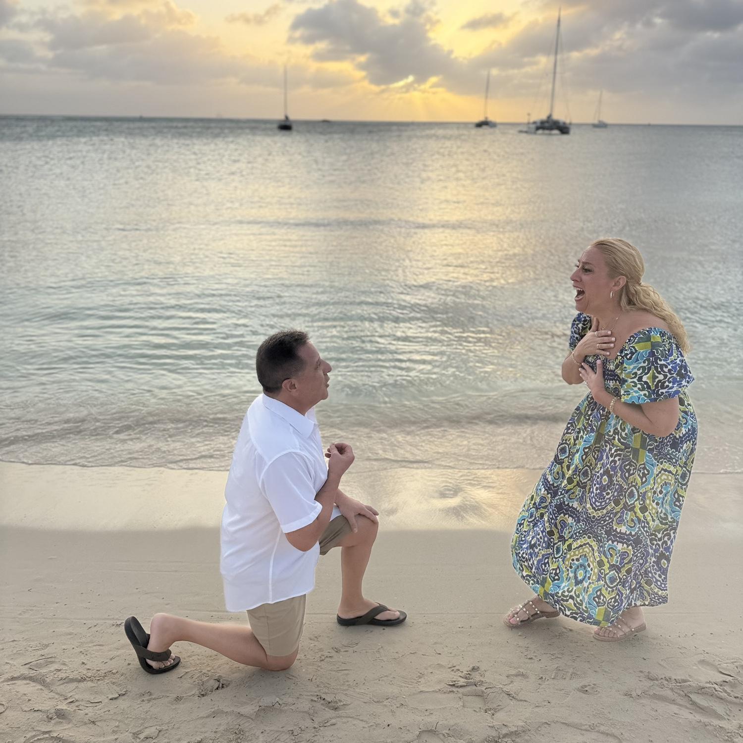 The best surprise and proposal that I could ever dream of ❤️💍🙏❤️