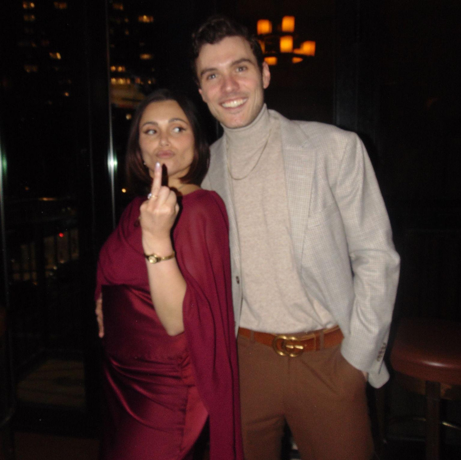 The night we got engaged!
