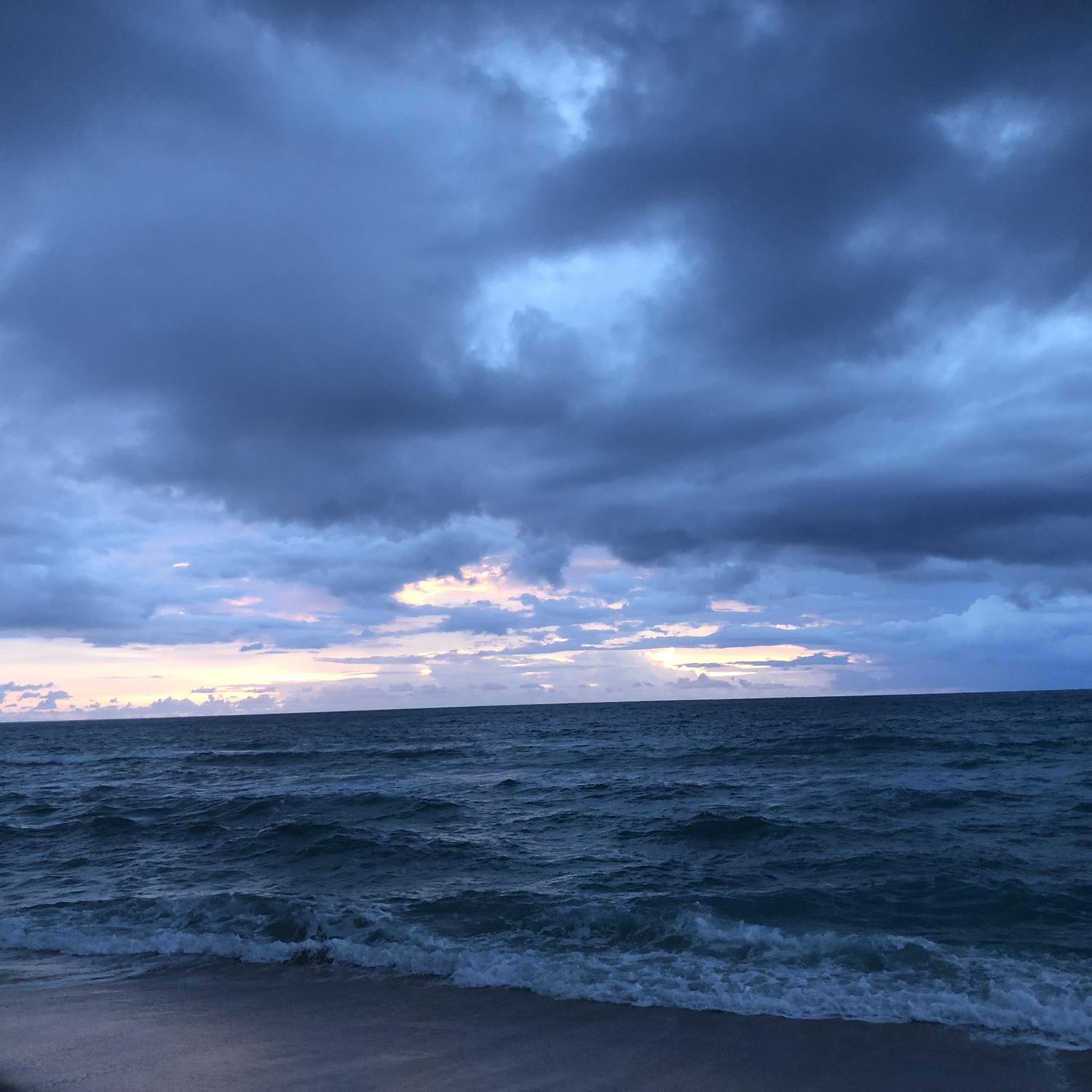 Our sunrise the morning Stephen proposed. The rain stopped just long enough for him to ask. 💗