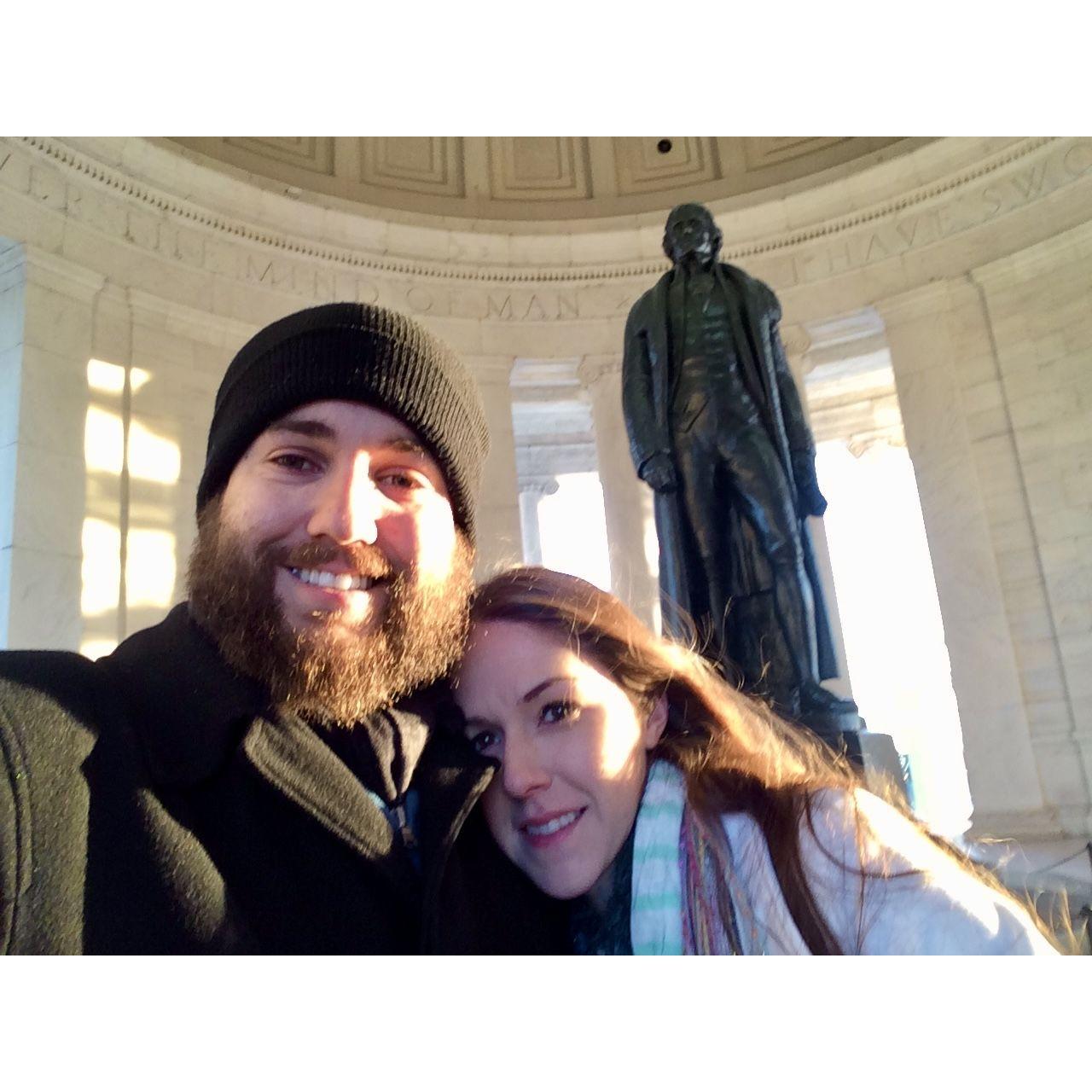 Jefferson Monument on our first DC trip