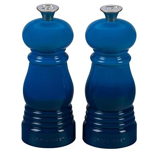 Le Creuset MG510-59 Petite Salt and Pepper Mill Set, 5" x 2", Marseille