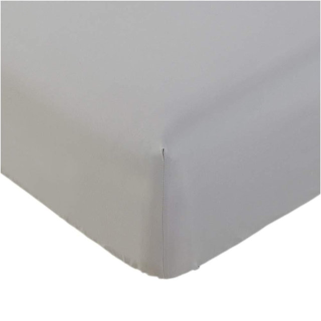 Mellanni Queen Fitted Sheet - Deep Pocket Cooling Sheets up to 16 inch - Hotel Luxury 1800 Bedding - Wrinkle, Fade, Stain Resistant - 1 Single Queen Fitted Sheet Only (Queen, Light Gray)