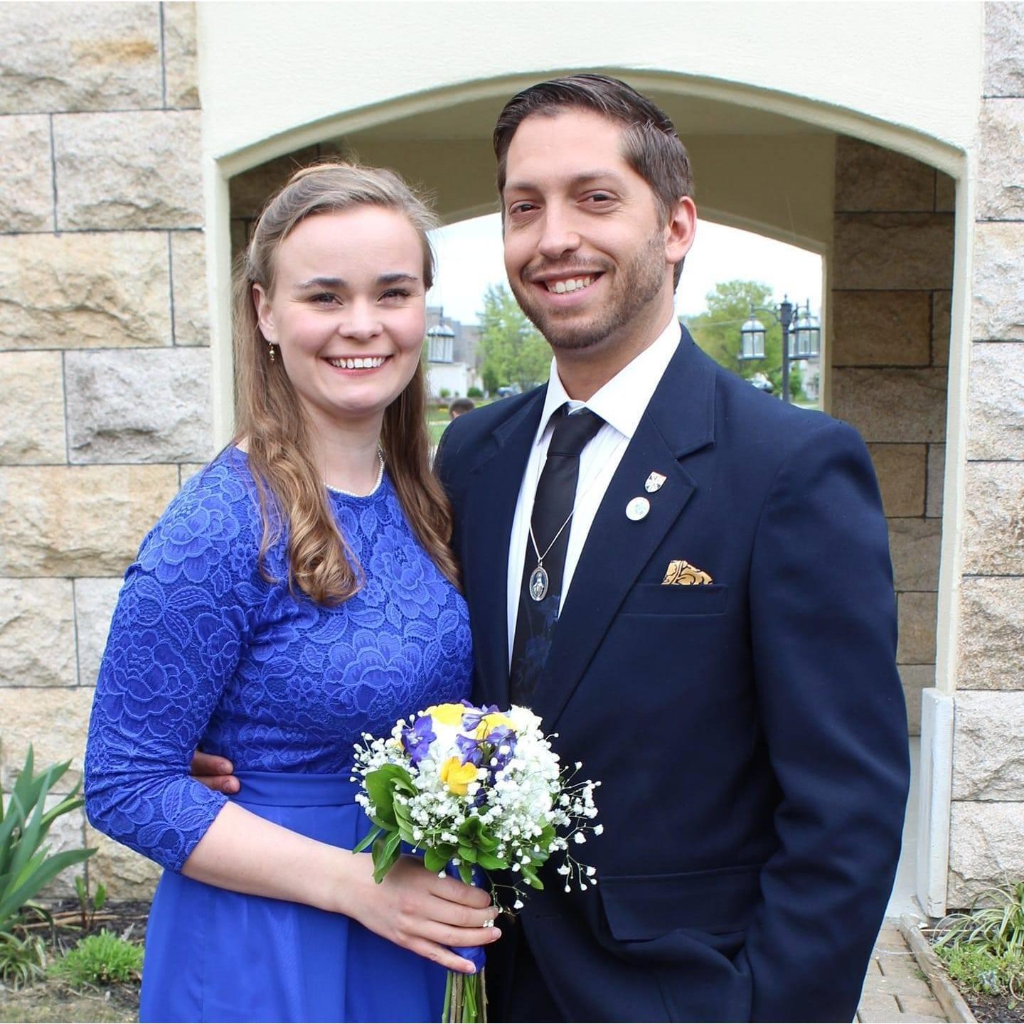 Snapped at Sarah and Joseph's wedding in Ohio, April 17, 2021