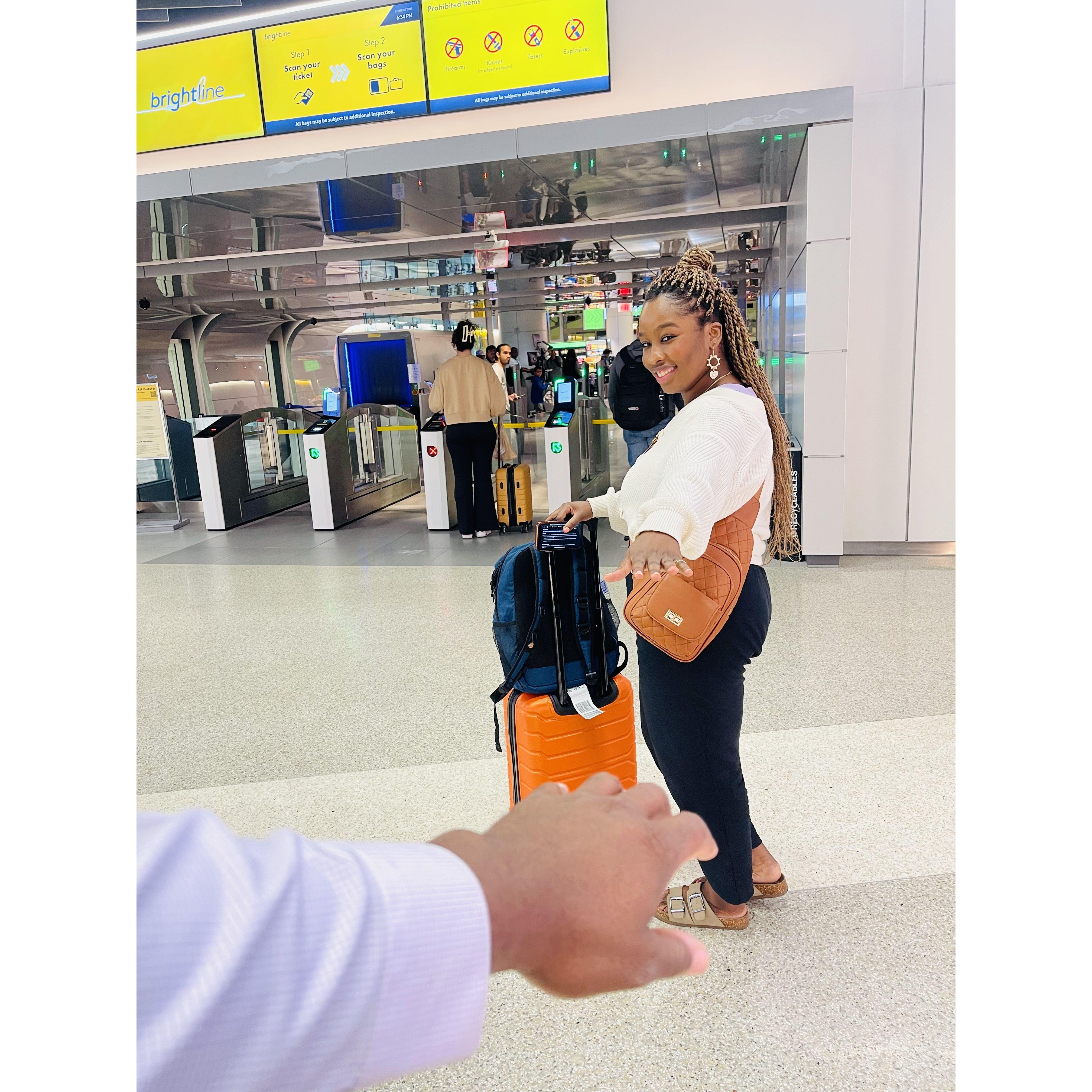 Long distance challenges, always saying goodbye