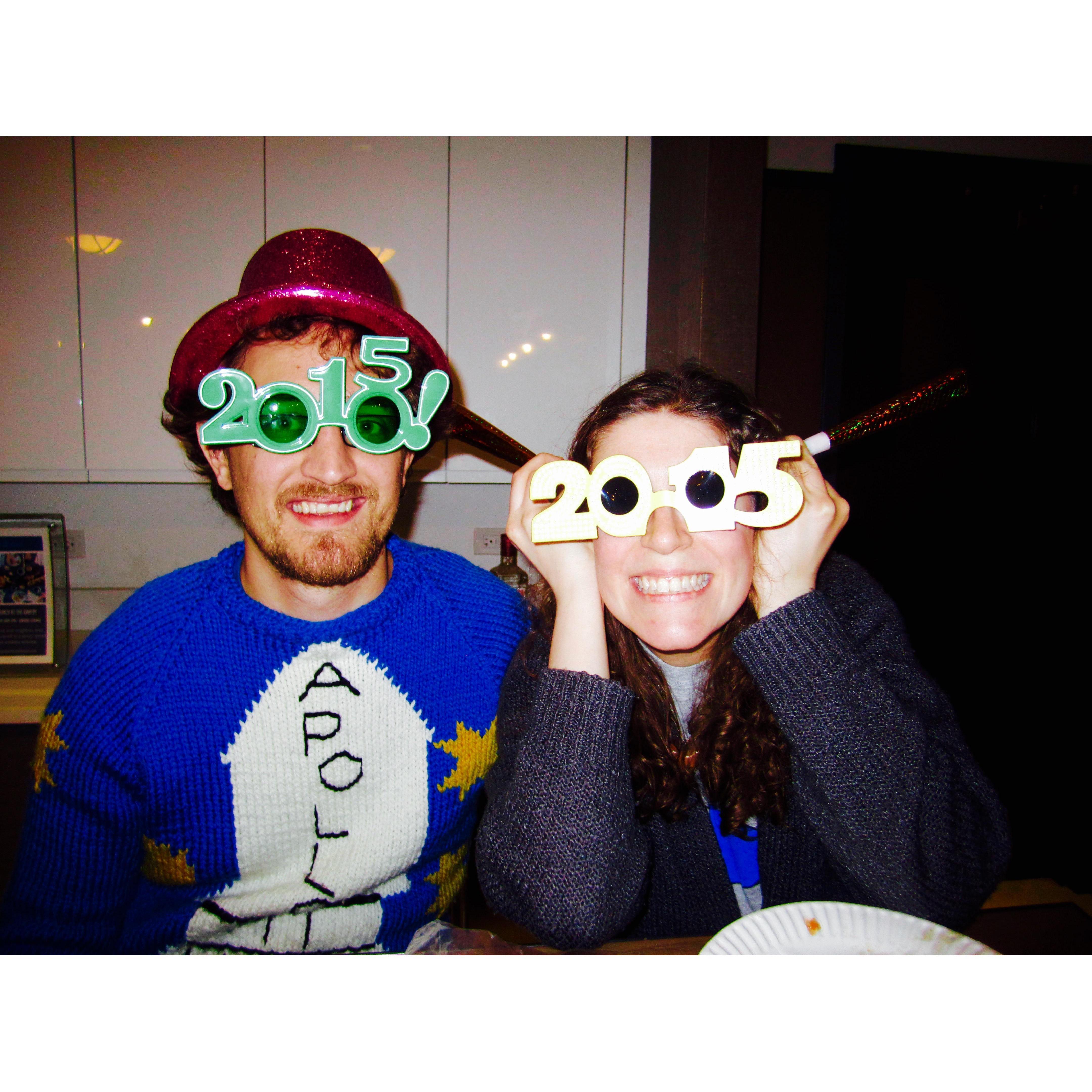 Dec 2014 - New Year's with Zack's brother John in New York