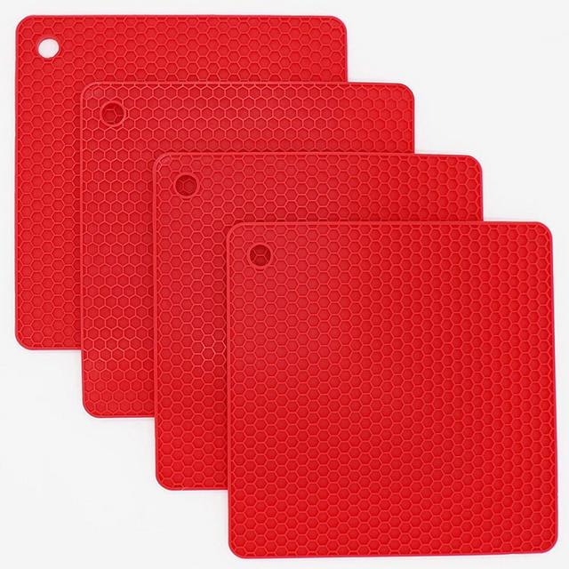 Smithcraft Silicone Trivets for Hot Dishes, Pots and Pans, Hot Pads for  Kitchen, Mixing Color Silicone