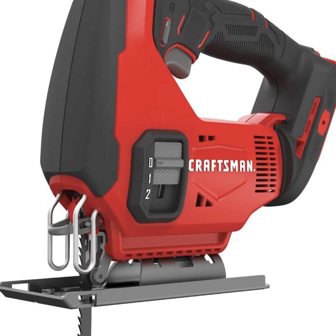 CRAFTSMAN V20 Cordless Jig Saw, Tool Only (CMCS600B)