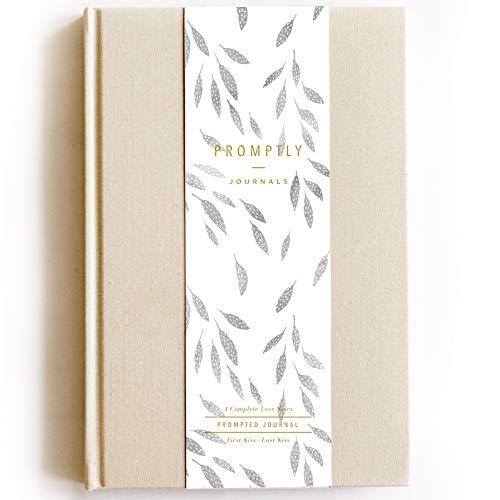 Promptly Journals - Love Story Relationship & Marriage Journal, Hundreds of Meaningful Prompts, Covers from When The Couple Met Until Their 70th Anniversary (Sand)