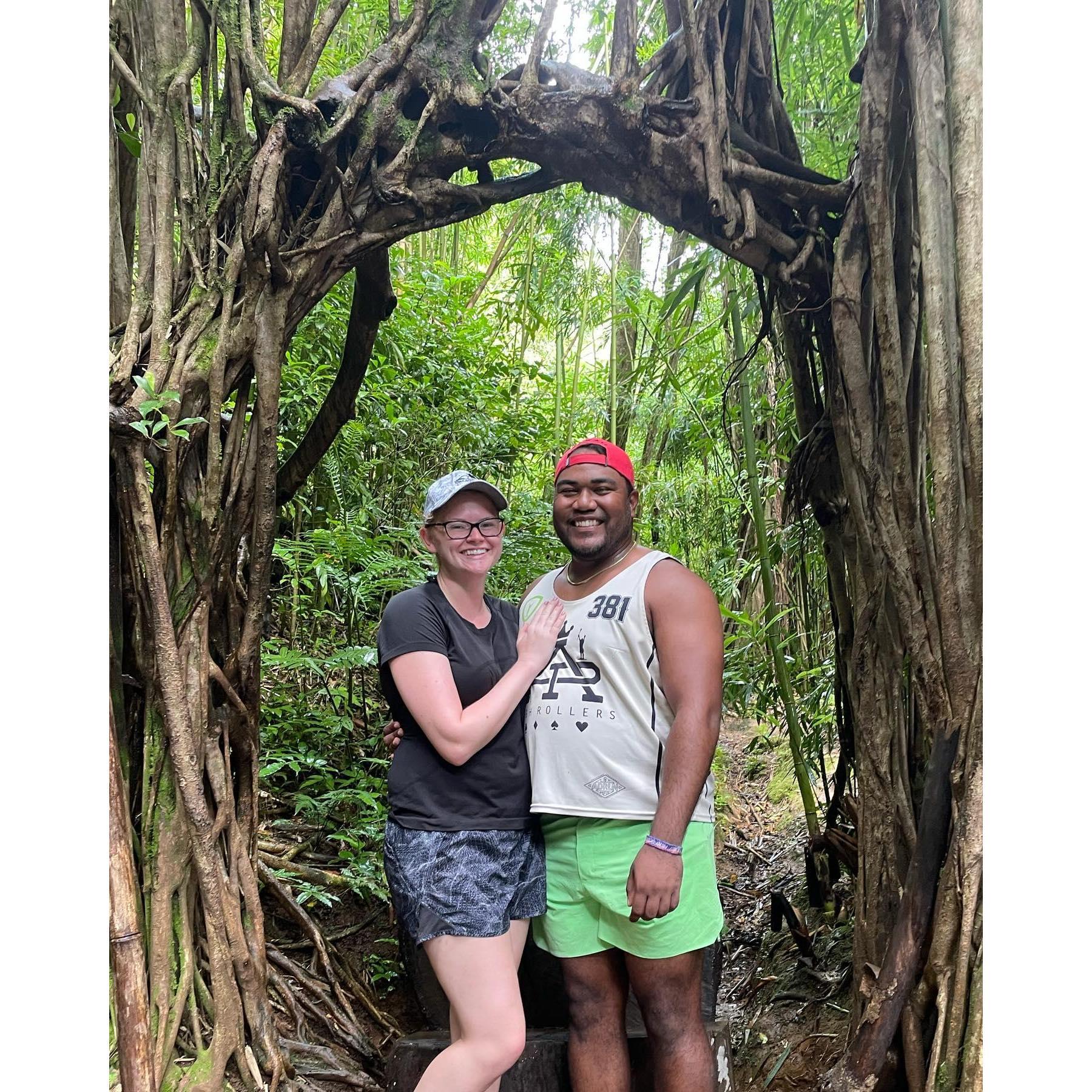 Moana Falls hike, Oahu, Hawaii, 2022