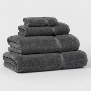 Oversized Spa Plush Towel - Threshold™ Dark Grey