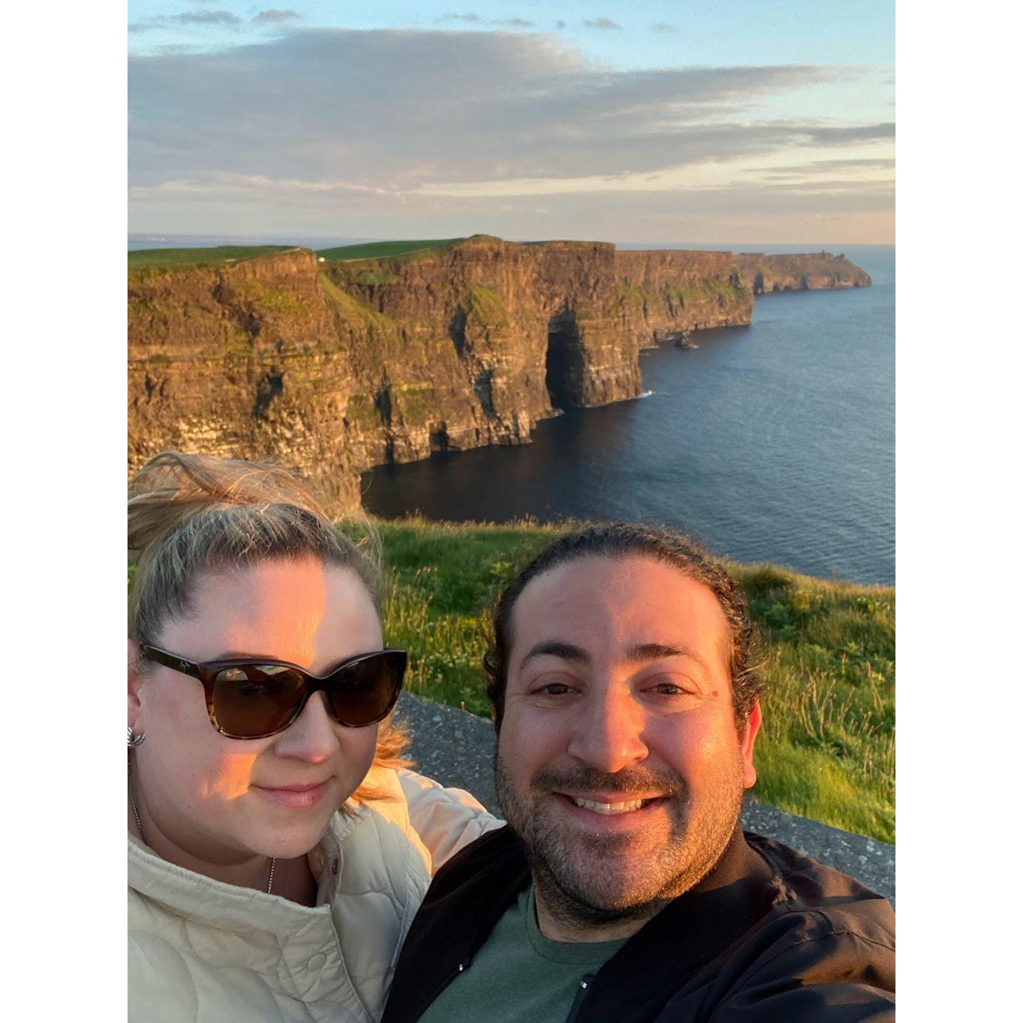 2022: Year nine - Ireland road trip, stop at Cliffs of Moher