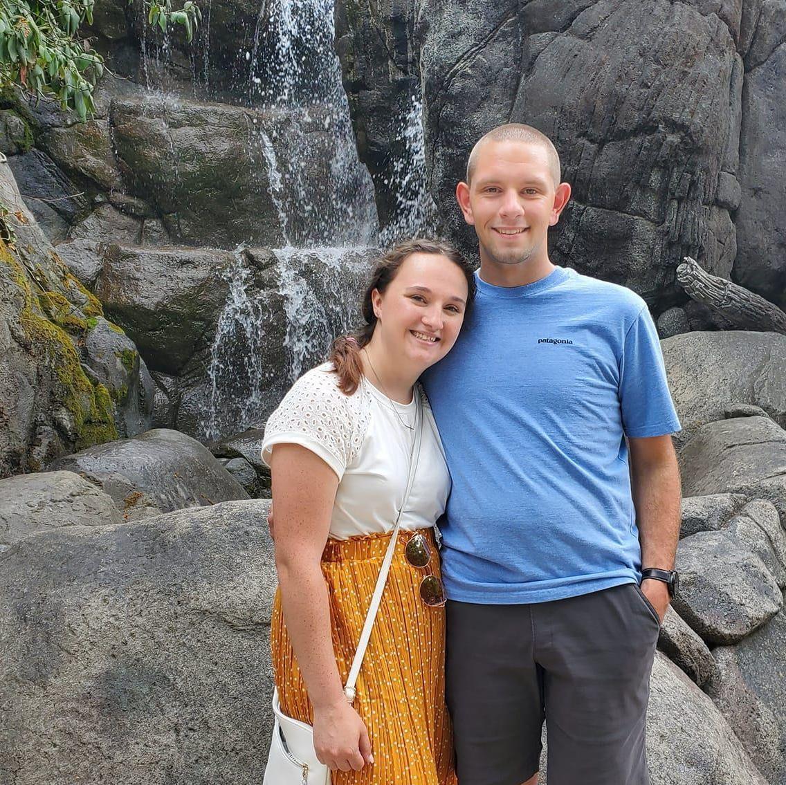 Knoxville zoo. The first weekend trip together, and our first picture together.