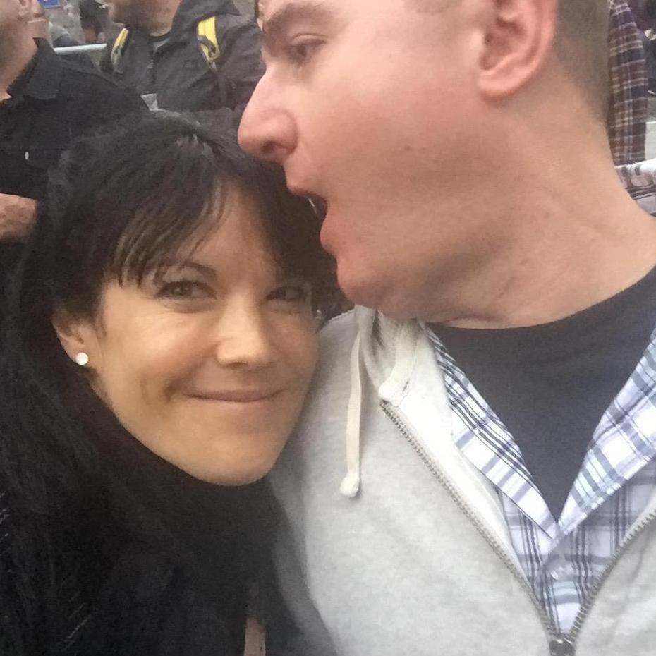 Scotty trying to eat my face...this happens sometimes