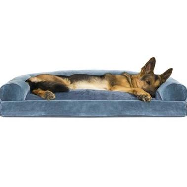 Jumbo Harbor Blue Dog Bed