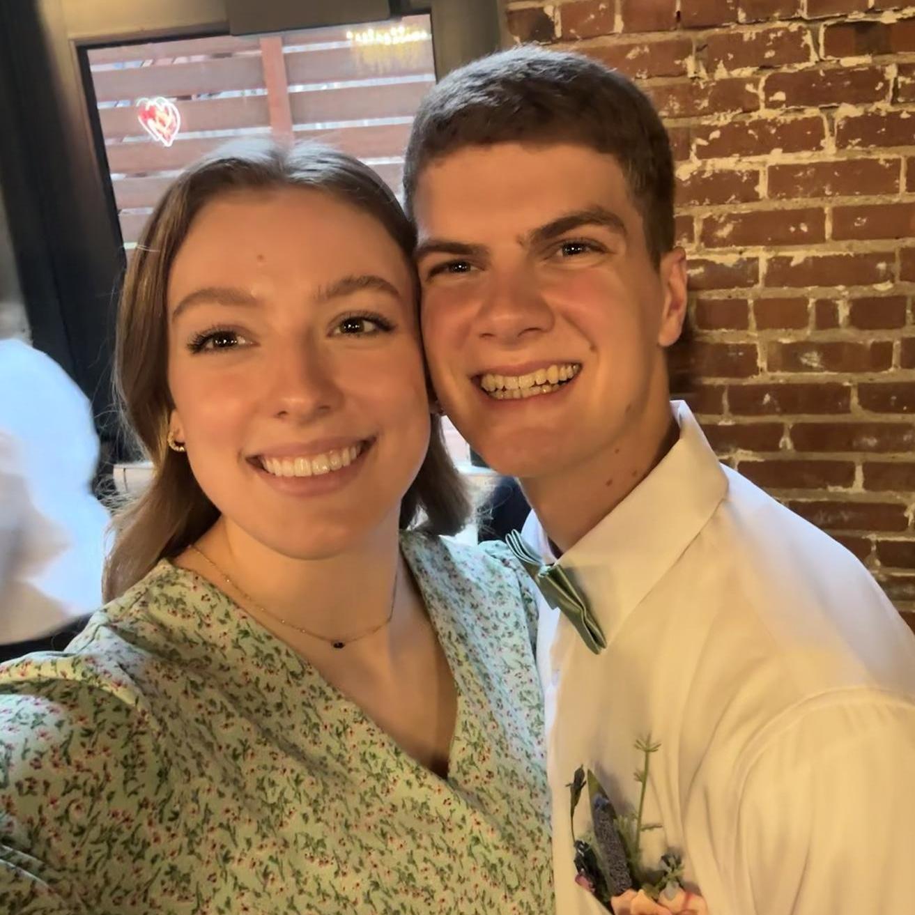 We enjoyed attending many summer weddings together! Such a blessing to attend the wedding of Aidan and Alex Thomas!