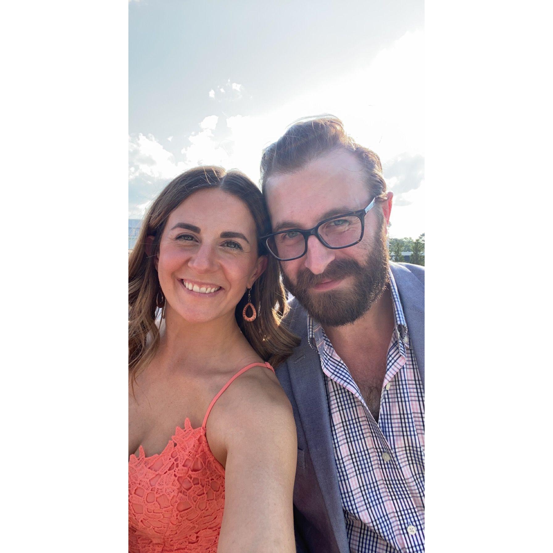 Summer selfie at the Marcozzi wedding