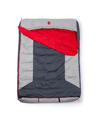 Home-Away-King Bed M-3D 10 Degree Fahrenheit -12.2 Degree Celsius Multi-Down Double Wide Hooded Rectangular Sleeping Bag