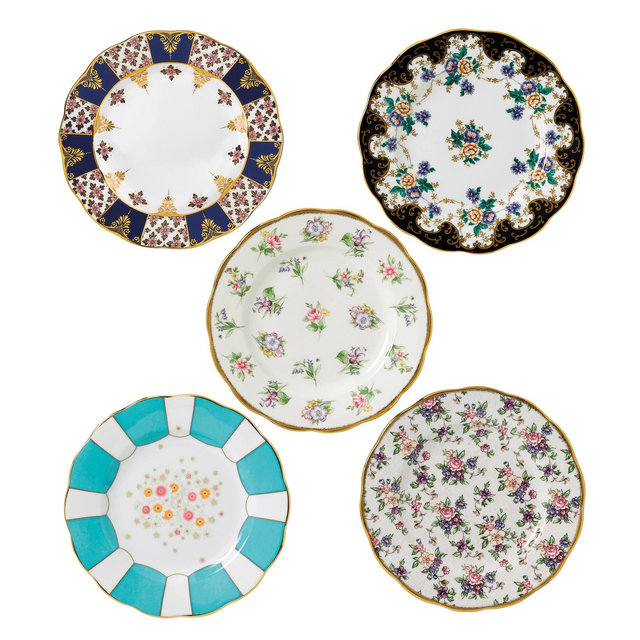 Royal Albert 100 Years 1900-1940 5-Piece Plate Set
