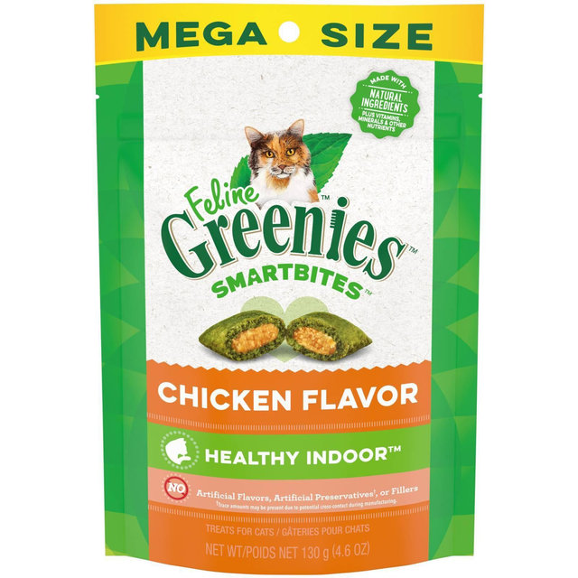 Greenies Smartbites Healthy Indoor Chicken Flavor Cat Treats - 4.6oz