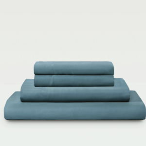 Eucalyptus Sheet Set - Queen w Flat Sheet Teal