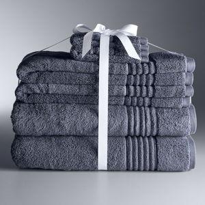 Simply Vera Vera Wang Signature 6-piece Bath Towel Set - INDIGO