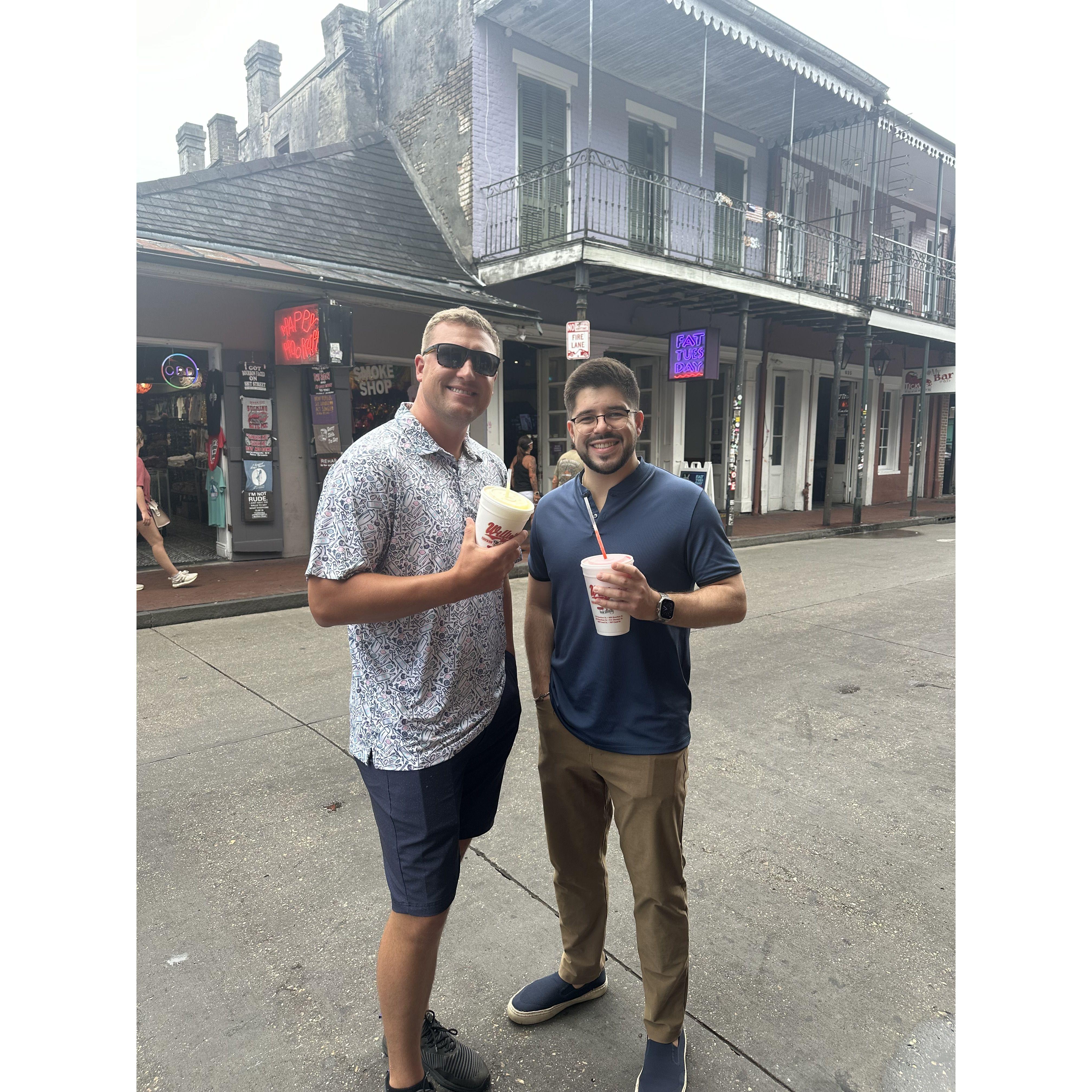 Jesse and JC in Bourbon Street
