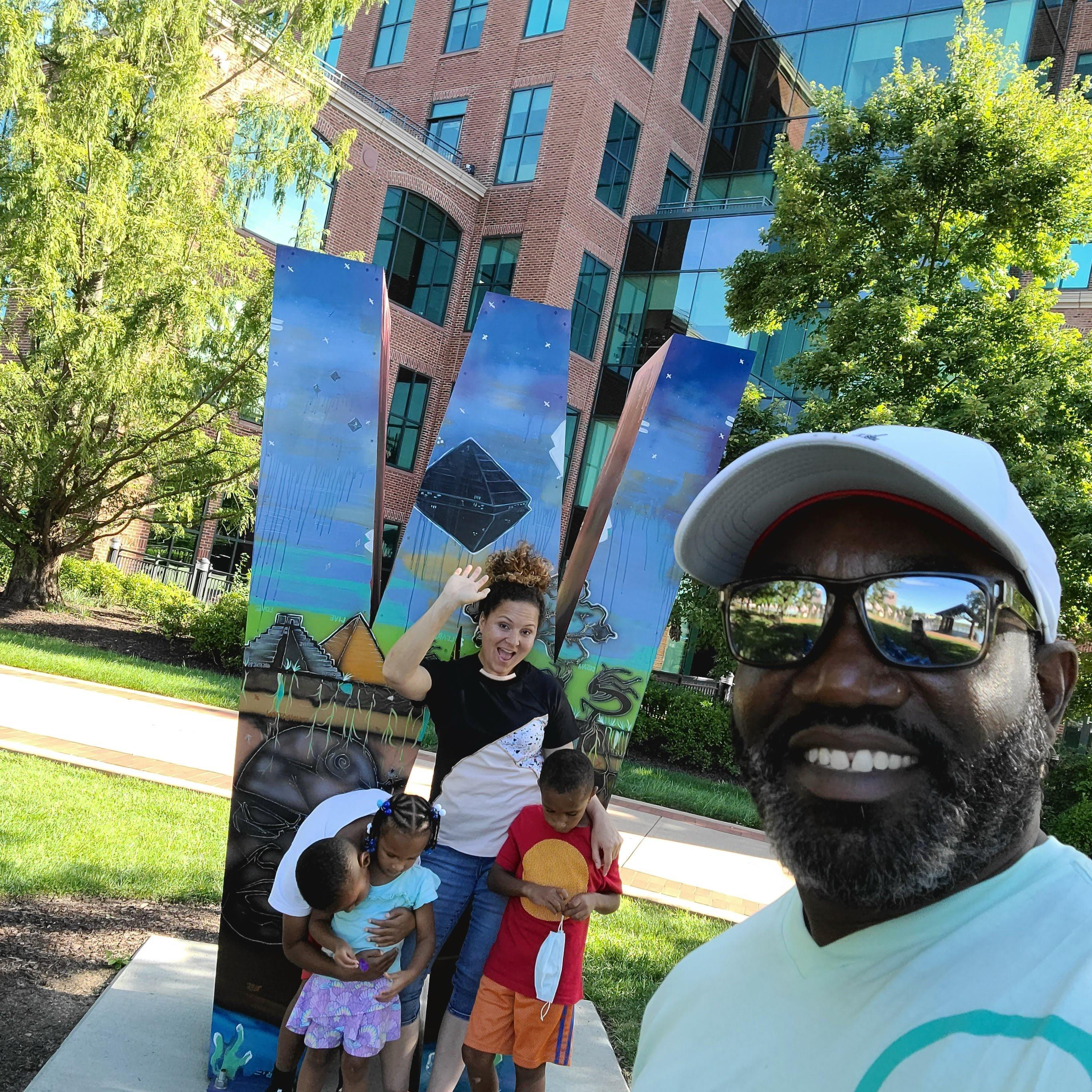 Hanging with the crew in Wilmington along the riverfront.