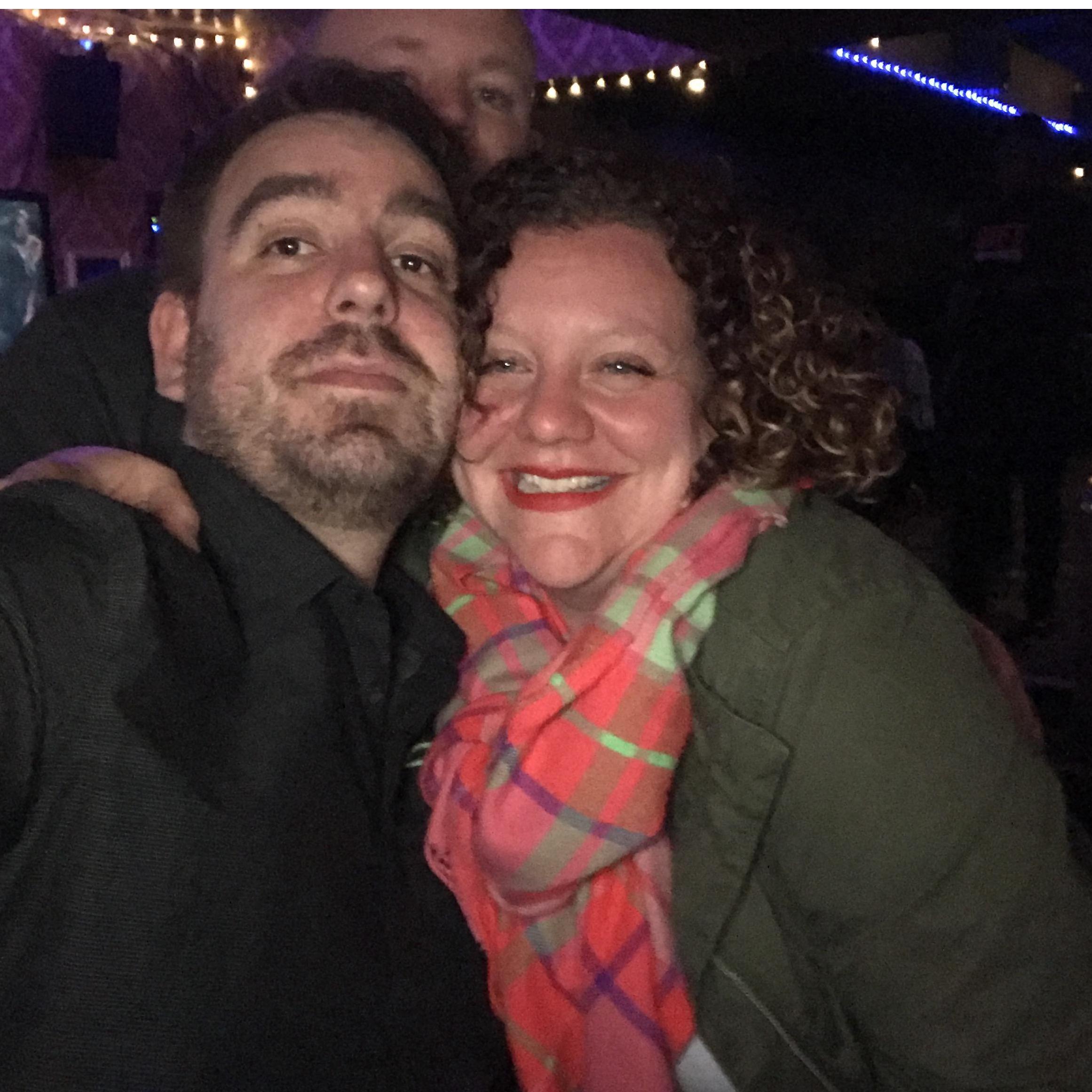 How could we not have a picture of us at The Space Room!