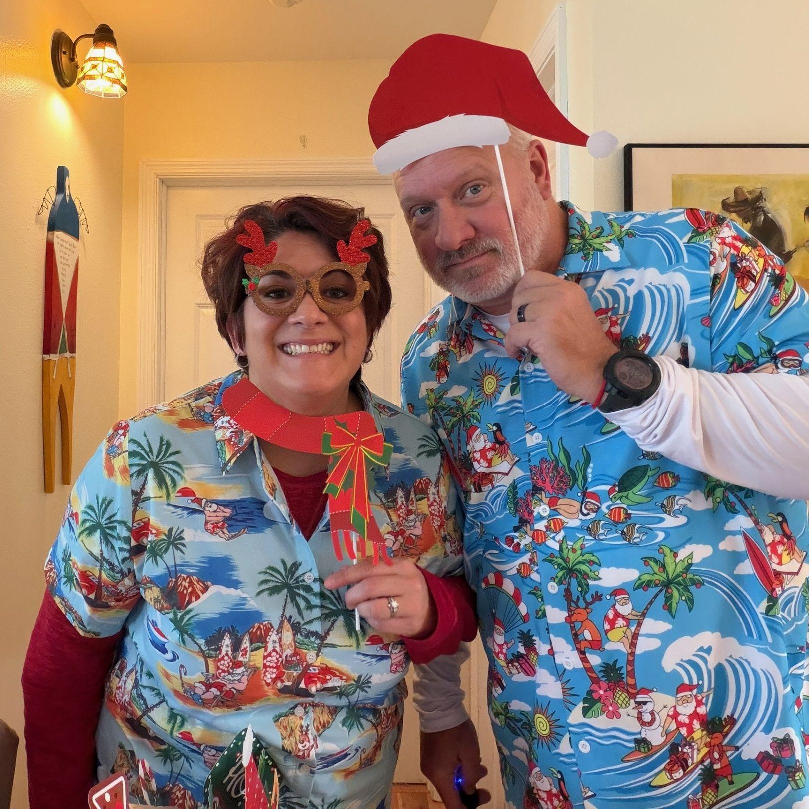 Christmas photobooth with Frankie's Family