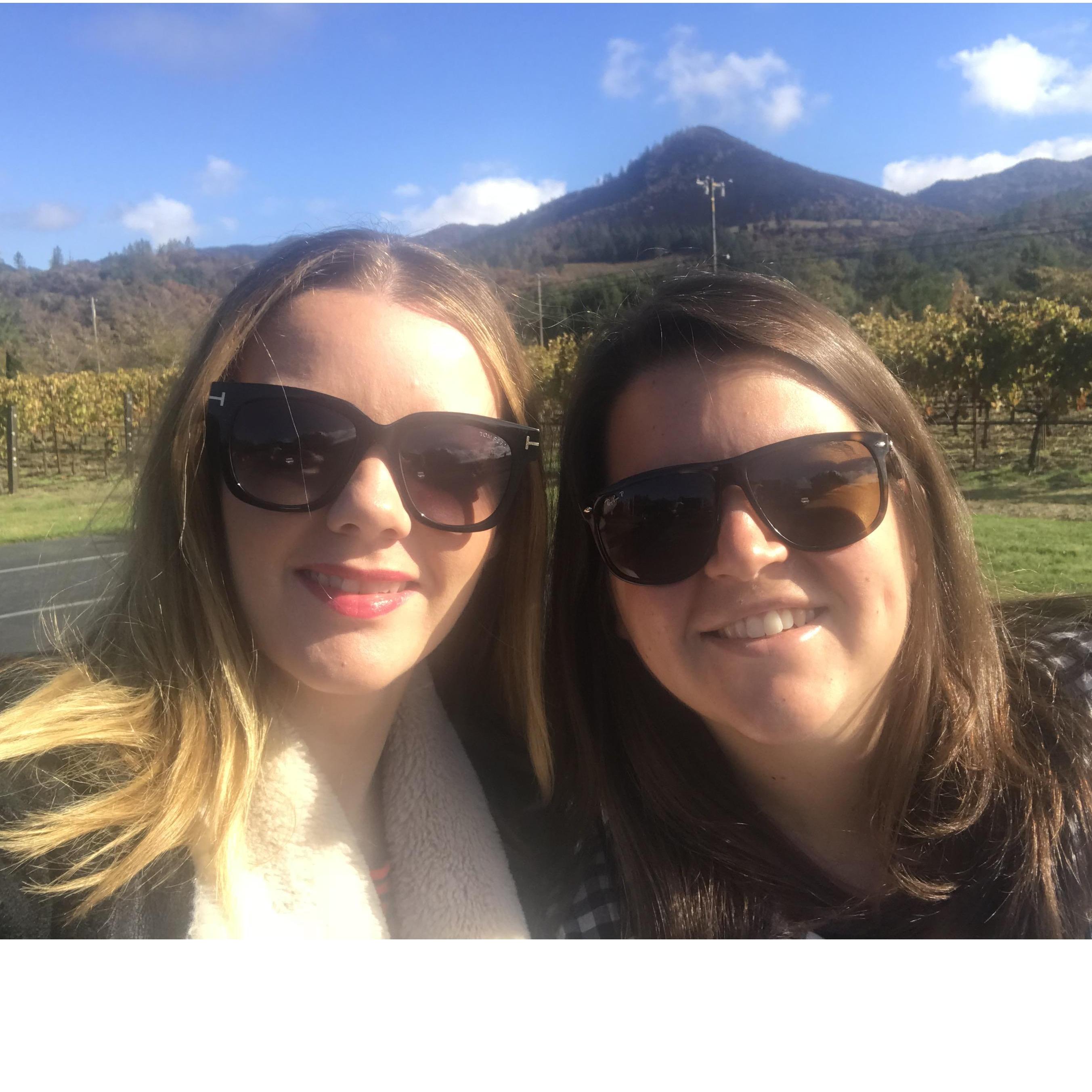 winter wine tasting in sonoma