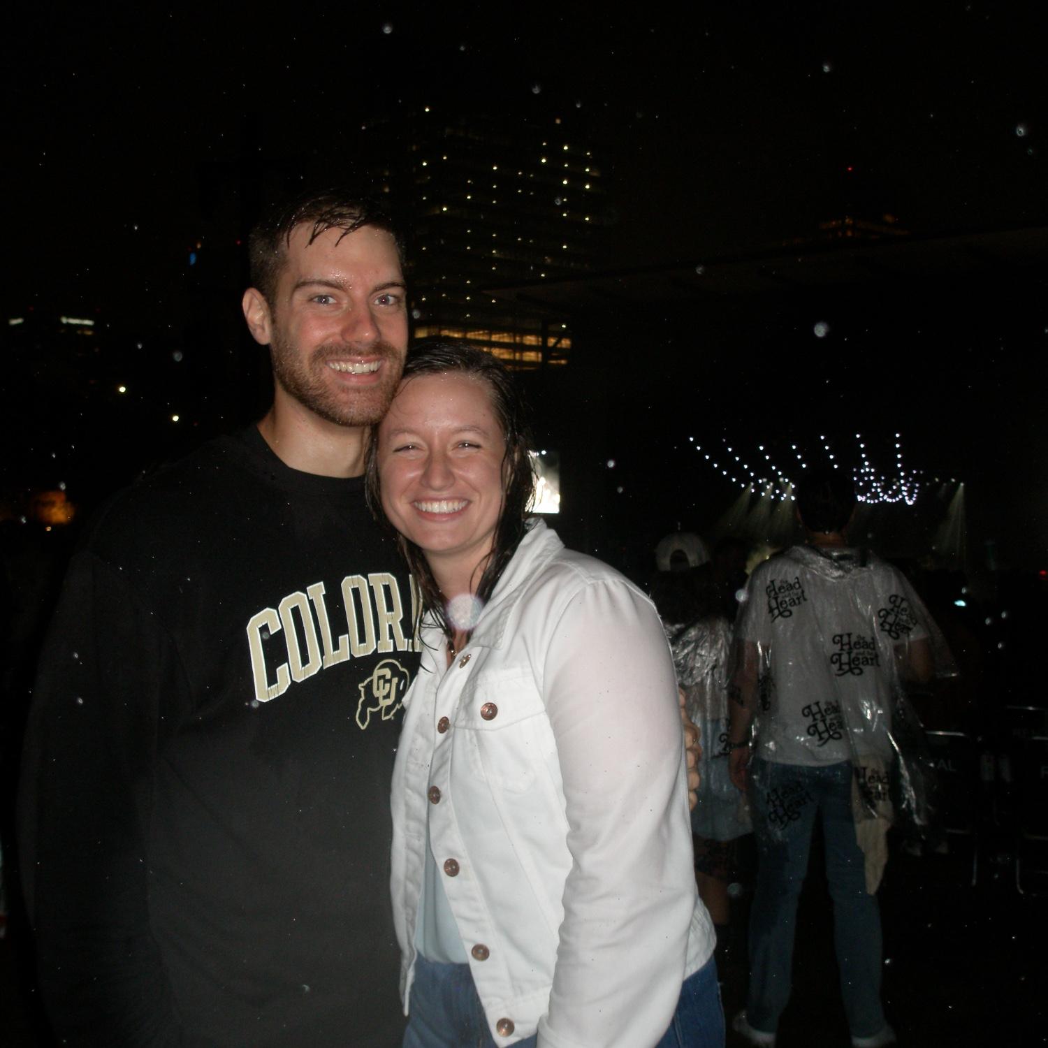 Head and the Heart concert in the rain!
