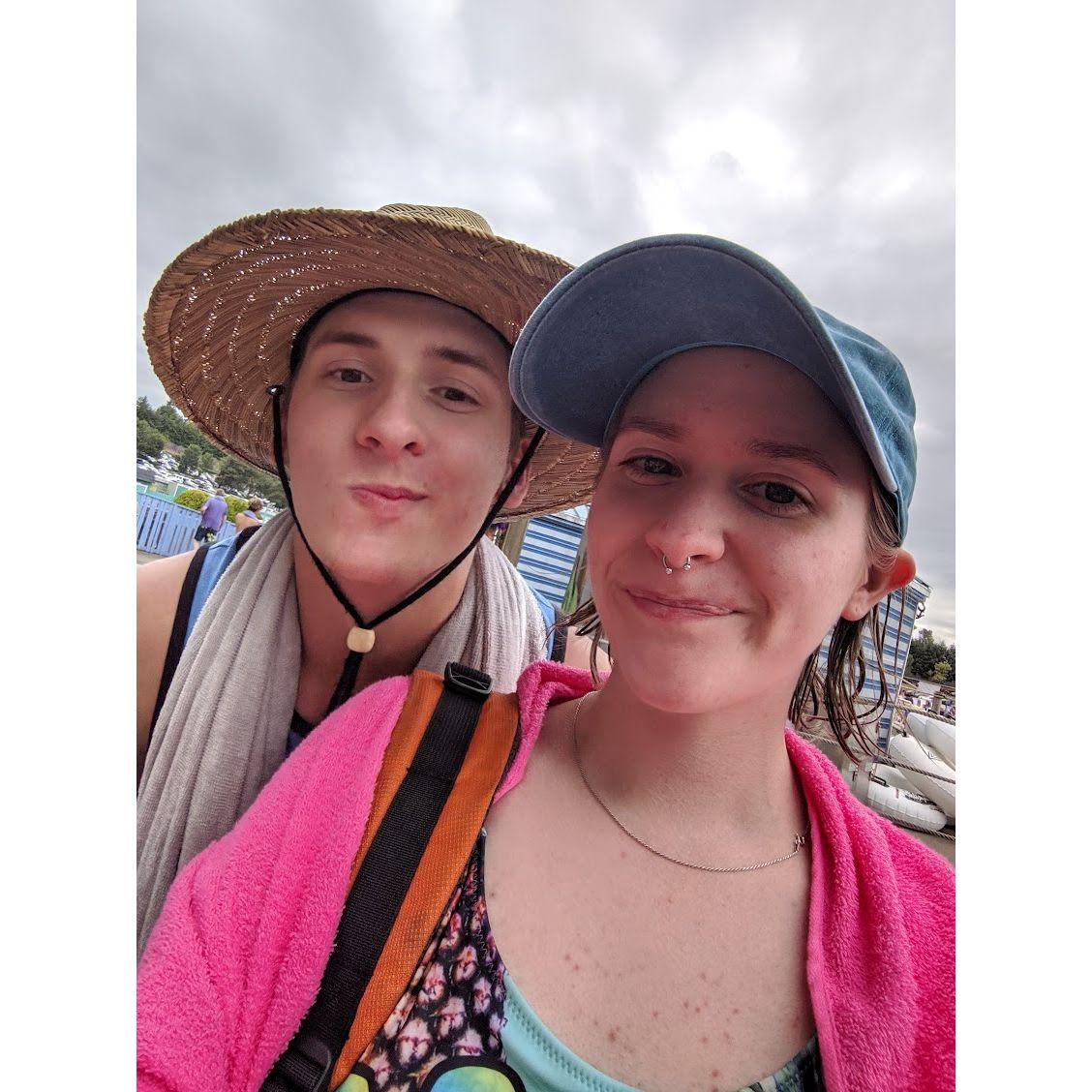 a trip with friends to Wild Waves