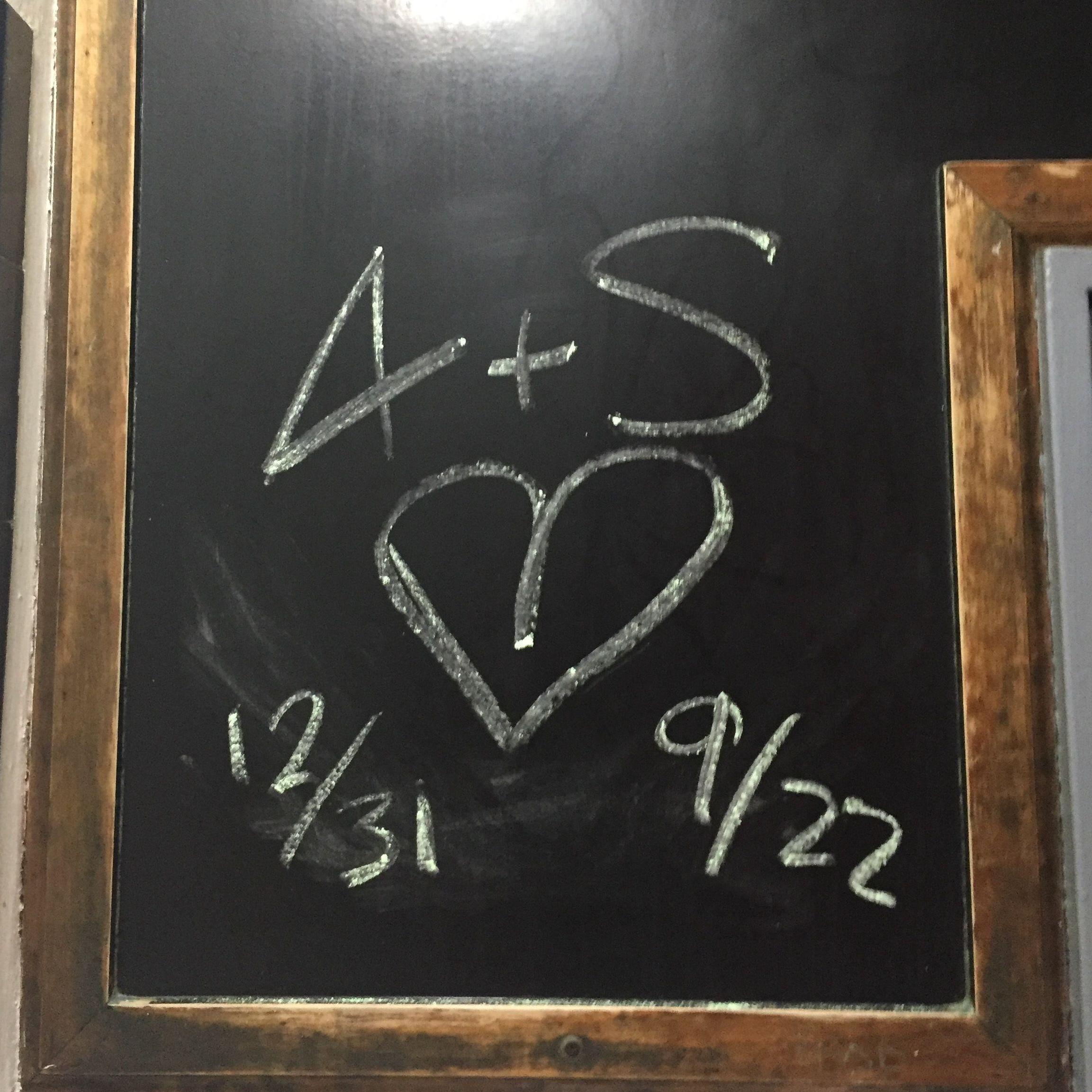 making our mark at a local cafe (2017)