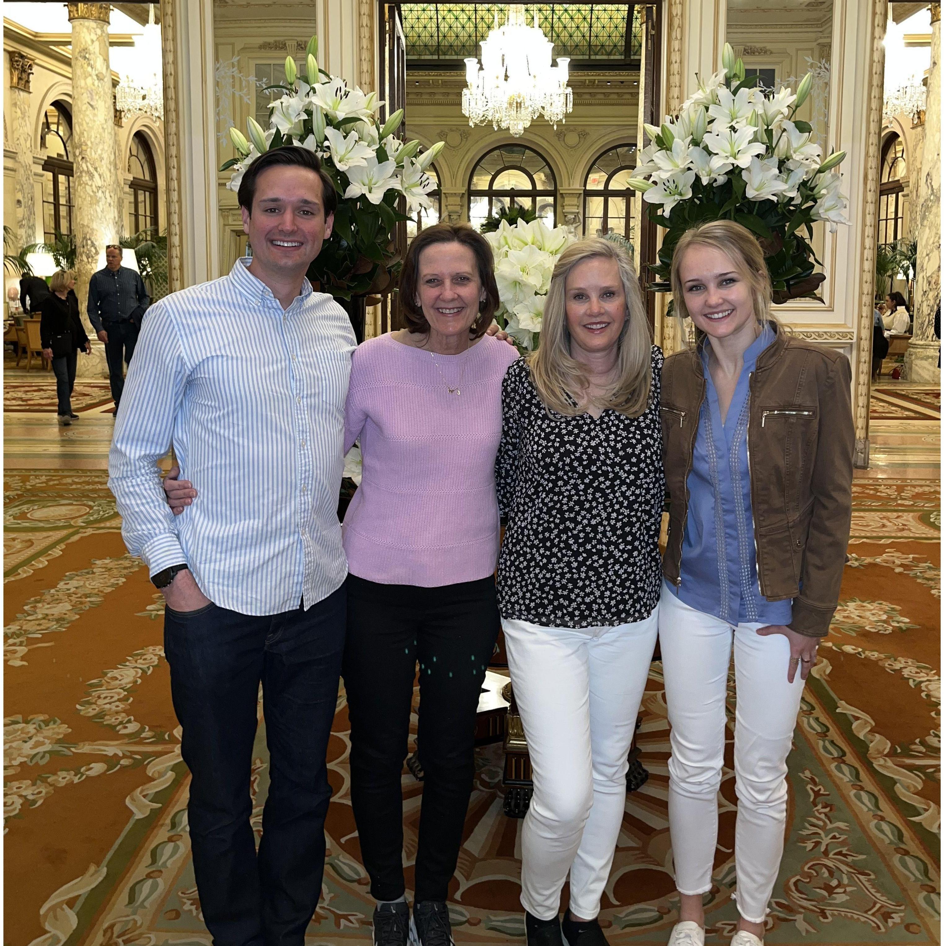 Mother's Day tea at The Plaza Hotel (May 2022)