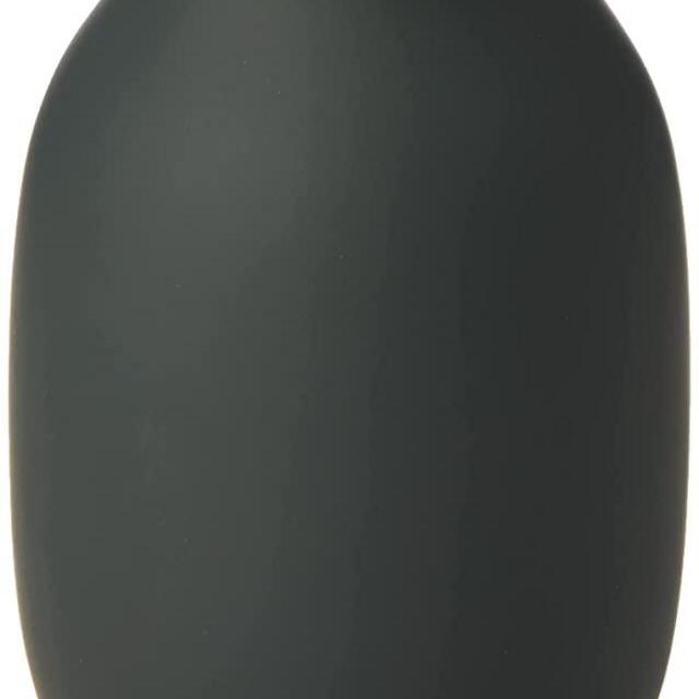 Blomus Vase Porcelain 15cm x 10.5cm / 6in x 4in - COLORA Peat Black