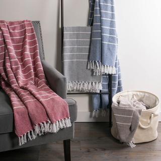 Thin Stripe Throw