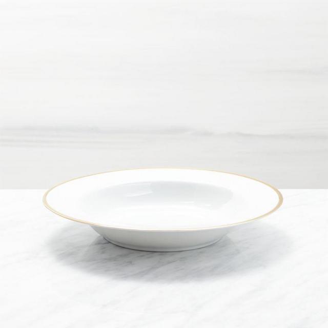 Maison Gold Rim Low Bowl