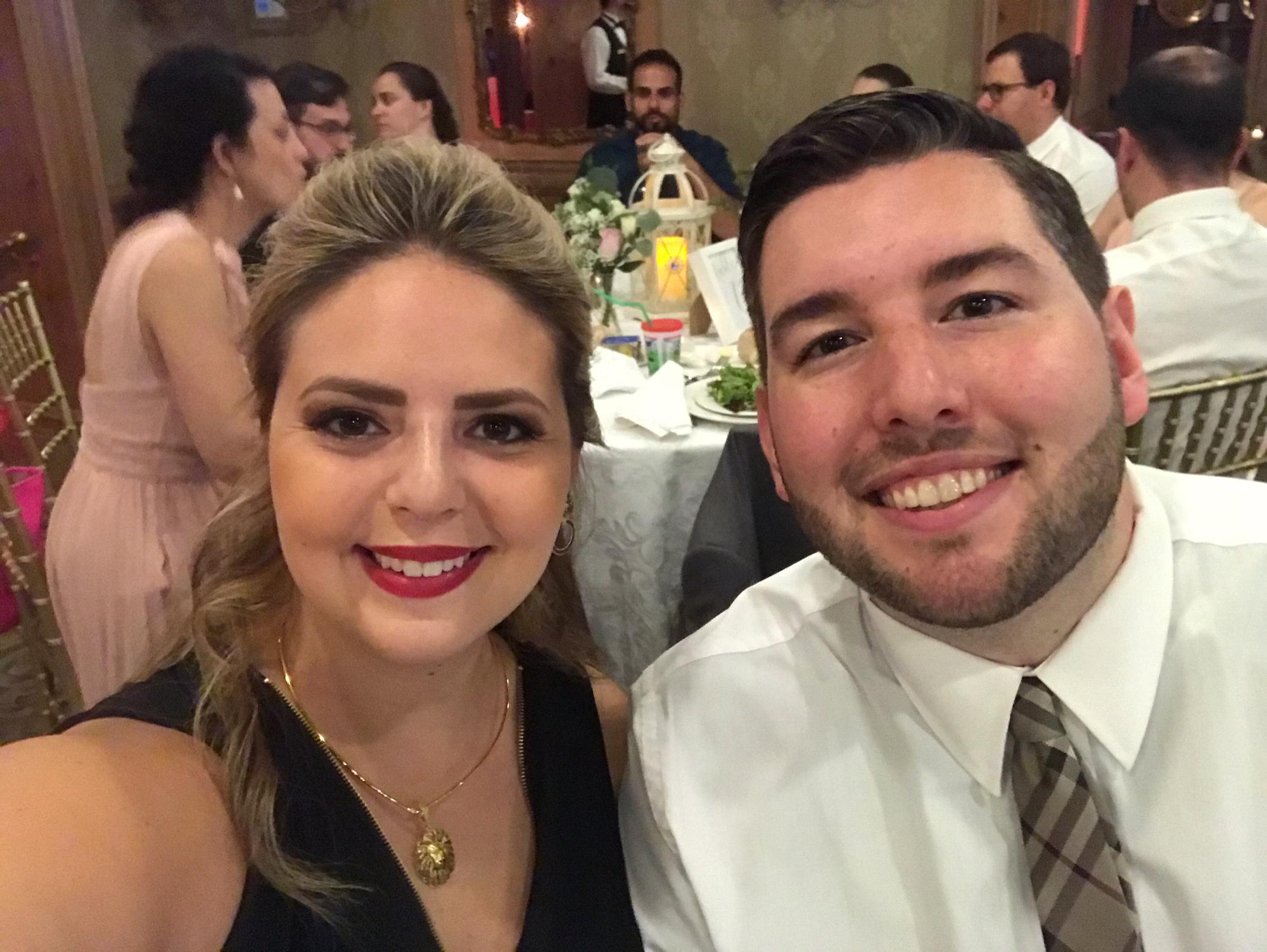 Our first wedding together!