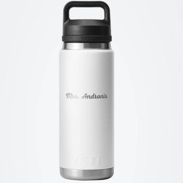 Custom 26 oz Yeti Water Bottle