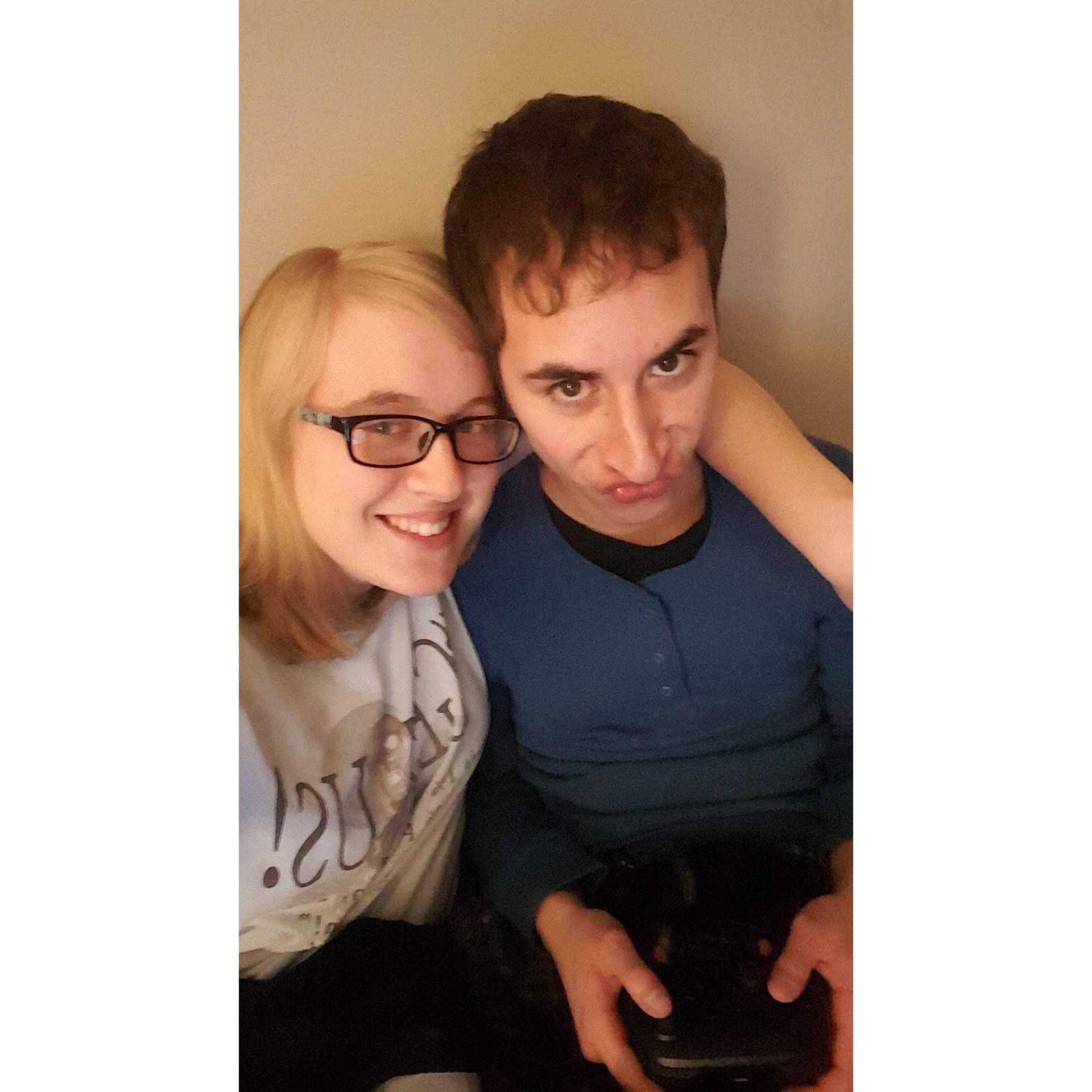 He loves me.