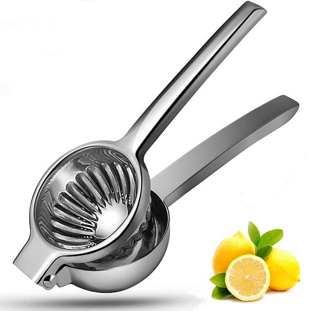 Jumbo Lemon Squeezer Stainless Steel, Manual Lime Citrus Press Squeezer, Metal Hand Kitchen Juicer