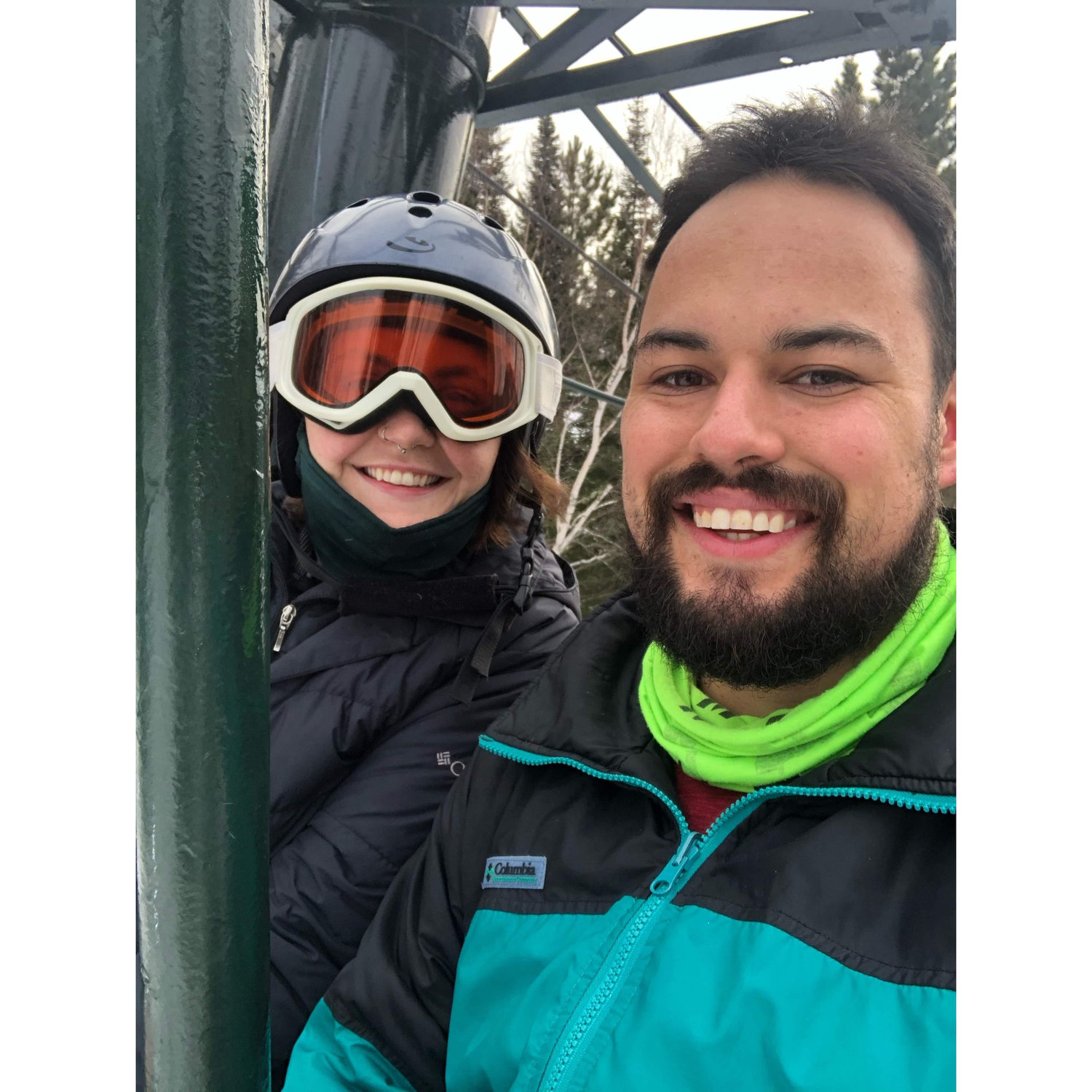 Skiing in Lutsen, MN.