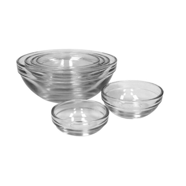 Anchor Hocking 6 Piece Glass Mixing Bowl Set (Set of 4)