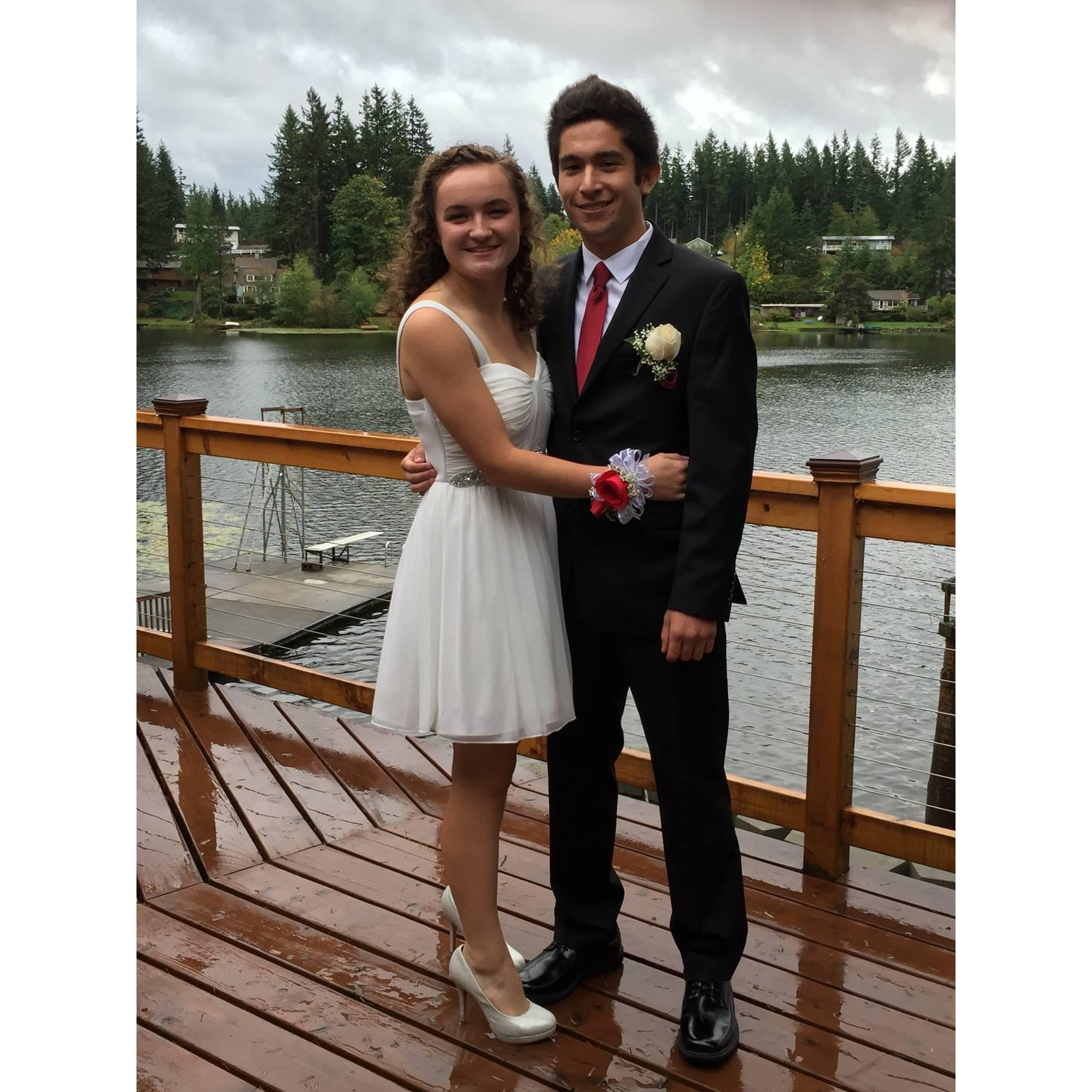 Our first dance, 2015